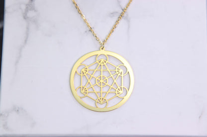 Metatron Cube Necklace