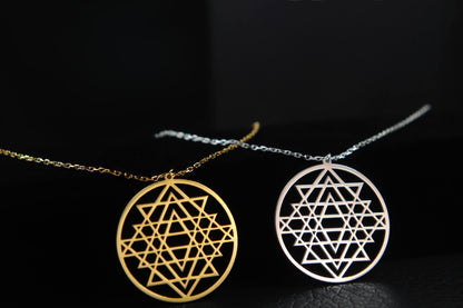 Sacred Sri Yantra Necklace