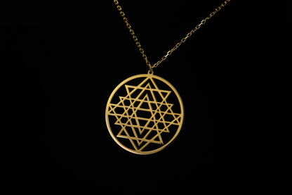 Sacred Sri Yantra Necklace