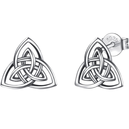 Triquetra Stud Earrings