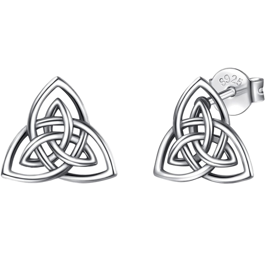 Triquetra Stud Earrings