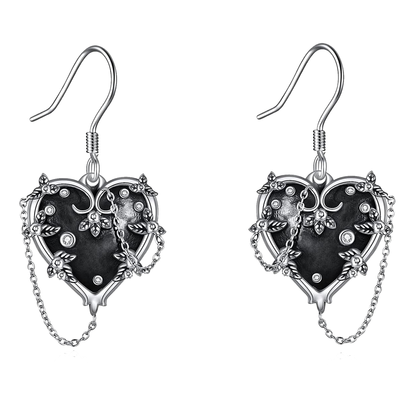 Witches Heart Earrings - S925