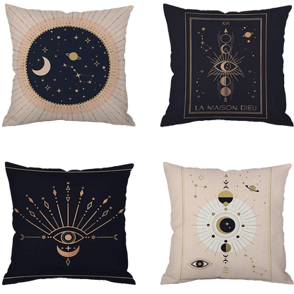 Divination Pillow Covers - set of 4