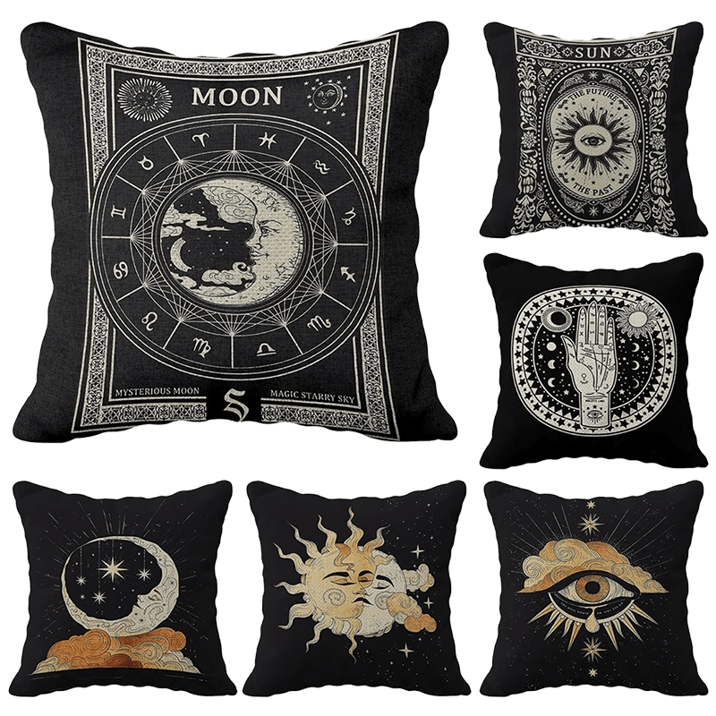 Tarot Pillow Case - Set of 6