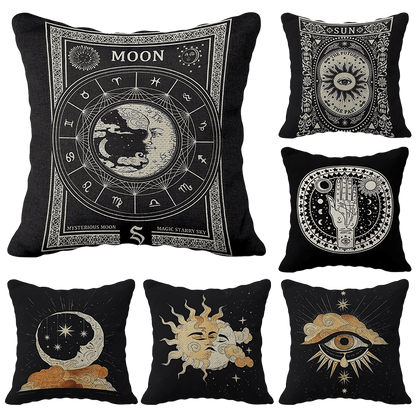 Tarot Pillow Case - Set of 6