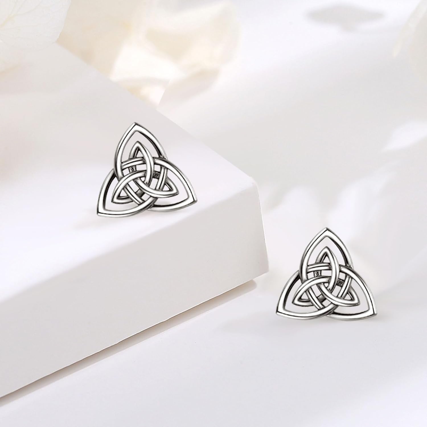 Triquetra Stud Earrings