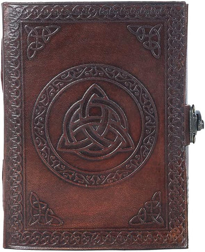 Rustic Brown Blank Paper Diary