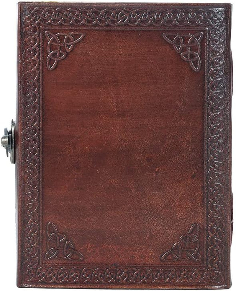 Rustic Brown Blank Paper Diary