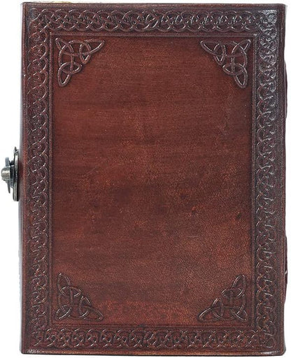 Rustic Brown Blank Paper Diary